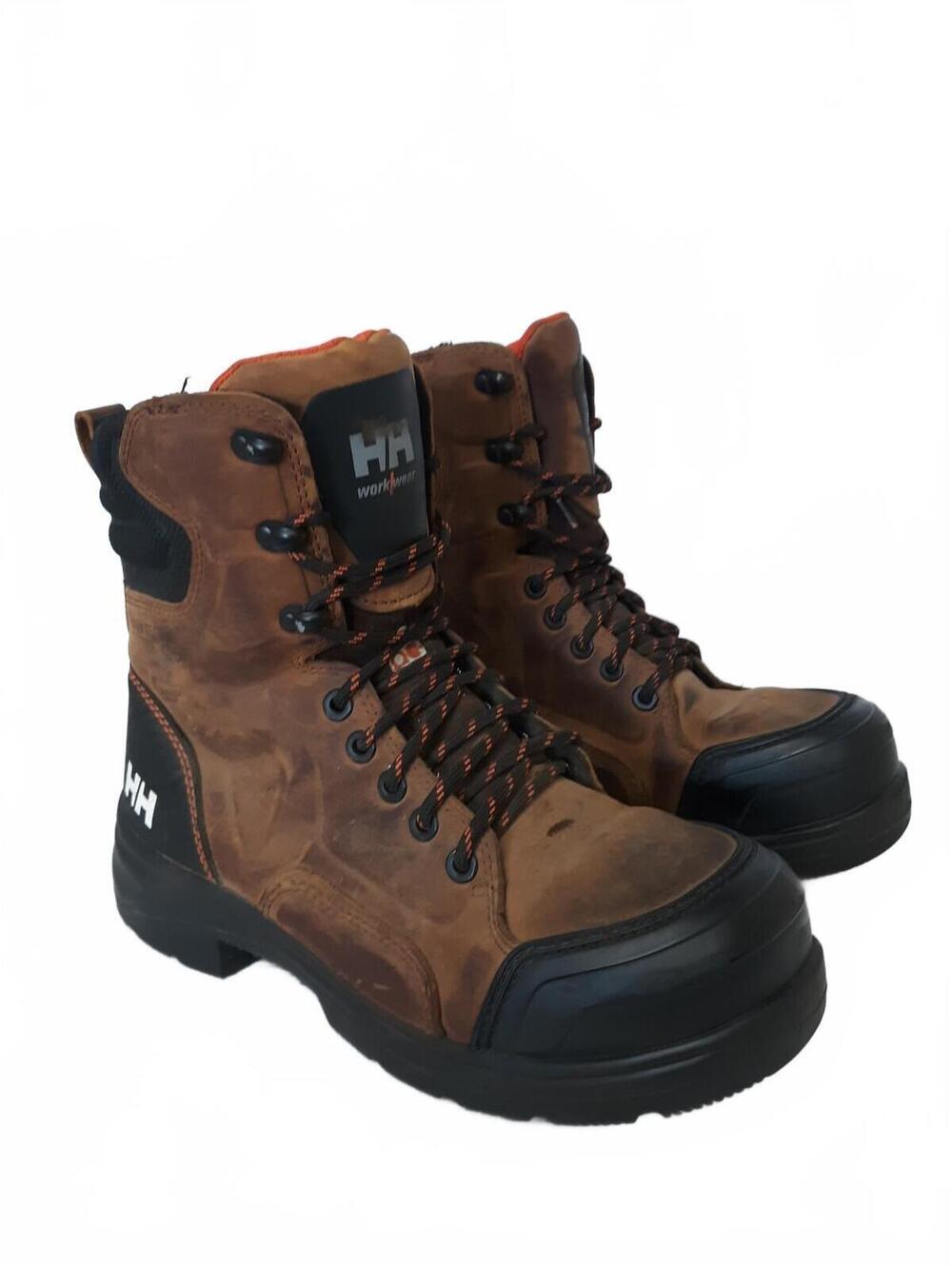 Helly Hansen HHS252022 Men 9 M Brown Leather Waterproof Safety Toe Work Boots